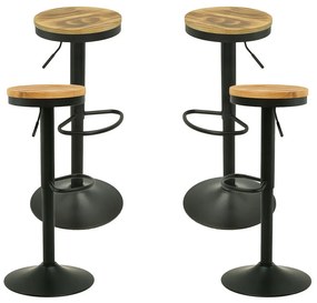 Pack 4 Vikin Stolen Houten Zitting