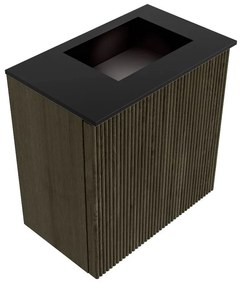 Mondiaz Joya 40cm toiletmeubel shadow met wastafel faye rechts zonder kraangat urban