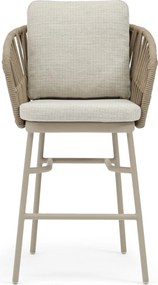 Barstoel Rope Taupe-naturel-bruin Coco Elara