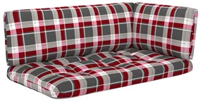 vidaXL 6-delige Loungeset pallet met kussens grijs geïmpregneerd hout