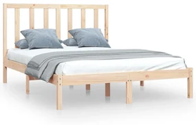 vidaXL Bedframe massief grenenhout 140x200 cm
