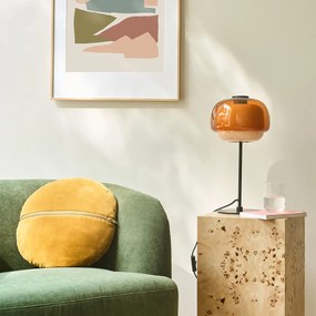 Tafellamp van gekleurd glas, KINOKO
