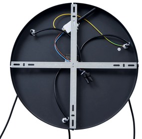 Design hanglamp zwart rond 3-lichts - Indu