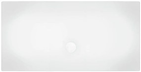 Xenz Flat Plus rechthoekige douchevloer acryl 200x100cm wit glans
