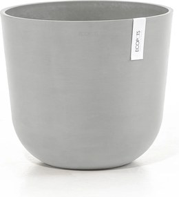 Ecopots bloempot Oslo 35 - Rond - White Grey - Diameter 35 x H30,5 cm