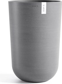 Ecopots bloempot Oslo High 52 - Rond - Grey - Diameter 35 x H51,5 cm
