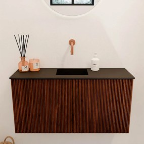 Mondiaz Joya 80cm toiletmeubel ruby met wastafel faye midden zonder kraangat urban