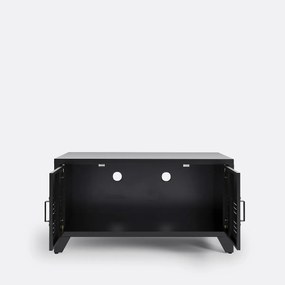 Laag meubel in metaal, 2 deuren, Hiba