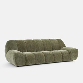 Bank, 4-zit, in vintage ribfluweel, Nuria