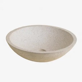 Spoelbak In Zavion Cement Wit - Sklum
