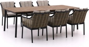 Diningset Apple Bee | 6 personen | Tuinset teakhout | 7-delig | Kees Smit Tuinmeubelen