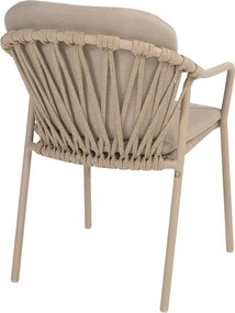 Taste by 4 Seasons Manitoba stapelbare tuinstoel - latte