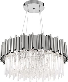 Kristallen plafondlamp APP1480-1C Chrom