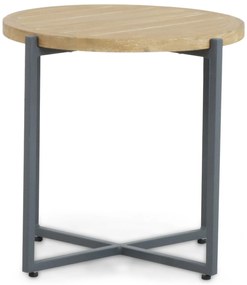 Stoel en Bank Loungeset 5 personen Aluminium/Teak Grijs  Apple Bee Condor