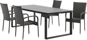 The Outsider Tuintafel - Oscar - 210x100cm - Polywood - Antraciet - The Outsider