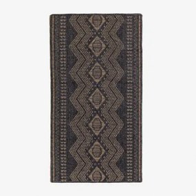 Rechthoekig Buitenkleed Van Polypropyleen Ariane Grijs – Taupe & 80 X 150 Cm - Sklum