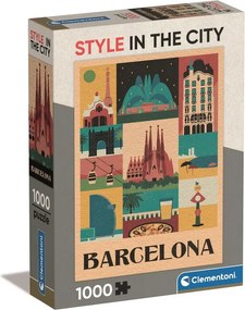 Puzzel Compact Box - Style in the City Barcelona