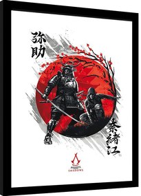 Ingelijste poster Assassin's Creed: Shadows - Yasuke & Naoe