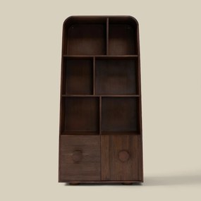 Open Kast Hoog Met Ronde Hoeken - 85x40x170cm.