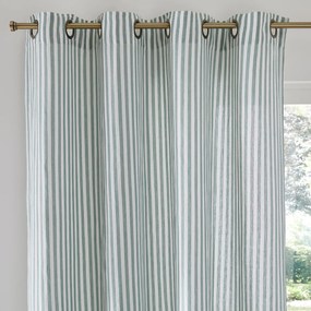 Gordijn in katoen/linnen, oogjes, Cottage