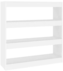 vidaXL Boekenkast/kamerscherm 100x30x103 cm wit