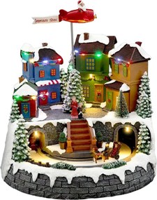 Fééric Lights and Christmas - Verlicht kerstdorp"Vliegende kerstman"met animatie