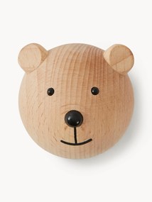 Wandhaak Bear van beukenhout