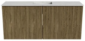Mondiaz Joya DLux 90cm toiletmeubel dusk met wastafel faye midden 1 kraangat opalo
