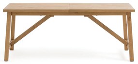 Tafel met verlengstukken 6/8 personen in massief dennenhout, Cinto