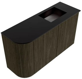 Mondiaz Joya 70cm toiletmeubel ronding links shadow met wastafel faye rechts zonder kraangat urban