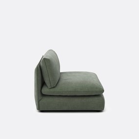 Zitelement voor modulaire sofa, in gestructureerde stof, Malo