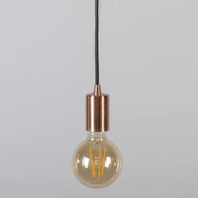 Industriële hanglamp koper - Facil