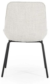 By-Boo Base Scandinavische Eetkamerstoel Met Armleuningen Beige