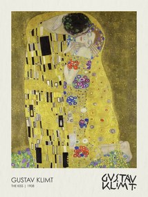 Kunstreproductie De Kus, Gustav Klimt