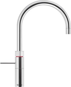 Quooker Fusion round met COMBI boiler 3-in-1 kokendwaterkraan Chroom
