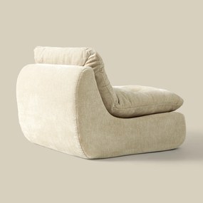 Creme Lounge Fauteuil Retro