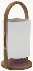 In- & outdoor LED-decoratieve lamp Woody met Bluetooth-luidspreker en accu