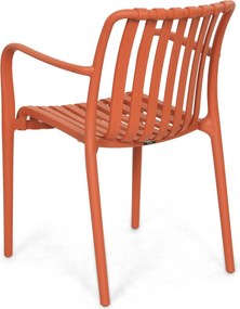 Tuinset 4 personen 160 cm Kunststof Oranje Domani Furniture Alba/Weston