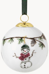 Handgemaakte kerstbal Hammershøi van porselein