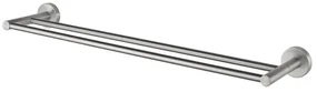 Haceka Kosmos Handdoekhouder - 84cm - dubbel - geborsteld chroom 1208661