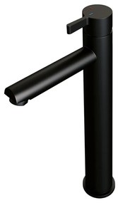 Brauer Black Edition ColdStart verhoogde wastafelkraan energy-saving model E zwart mat