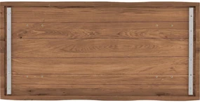 Goossens Eettafel Blade, Boomstamblad 200 x 100 cm 5 cm dik