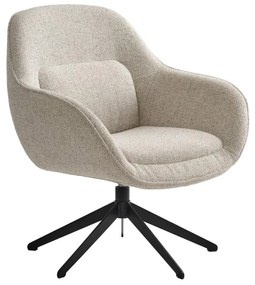 Draaibare Fauteuil Beige Stof