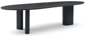 Dining Tuintafel  300 x 120 cm Aluminium/Ceramic stone Grijs Weave