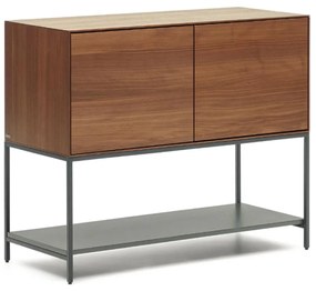 Kave Home Vedrana Design Dressoir Op Hoge Poten Walnoot - 97.5x40x80cm.