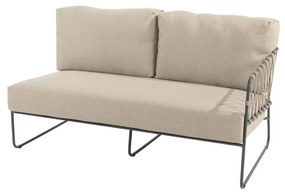 Taste by 4 Seasons Prego hoek loungebank XL antraciet-taupe * Sale *      taupe weerbestendig