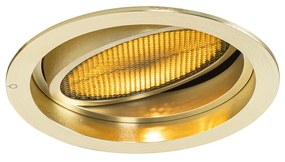 Moderne inbouwspot goud verstelbaar - Coop 111 Honey