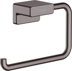 Hansgrohe AddStoris toiletrolhouder zonder klep 14,1x4x9,3cm brushed black chroom