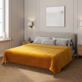 Dekoria Sprei Velvet, geel