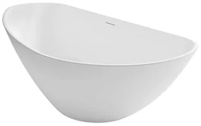 Riho Granada Vrijstaand bad - 170x80cm - Solid Surface - Links - Mat Wit B120001105